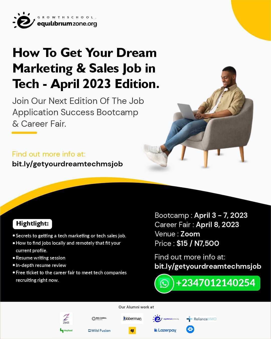 Get Your Dream Marketing / Tech Sales Job In Tech PHLYTER